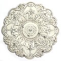 Home Roots Small White Medallion Wall Decor 321237